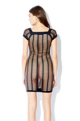 All Caged Up Chemise Cap Sleeve