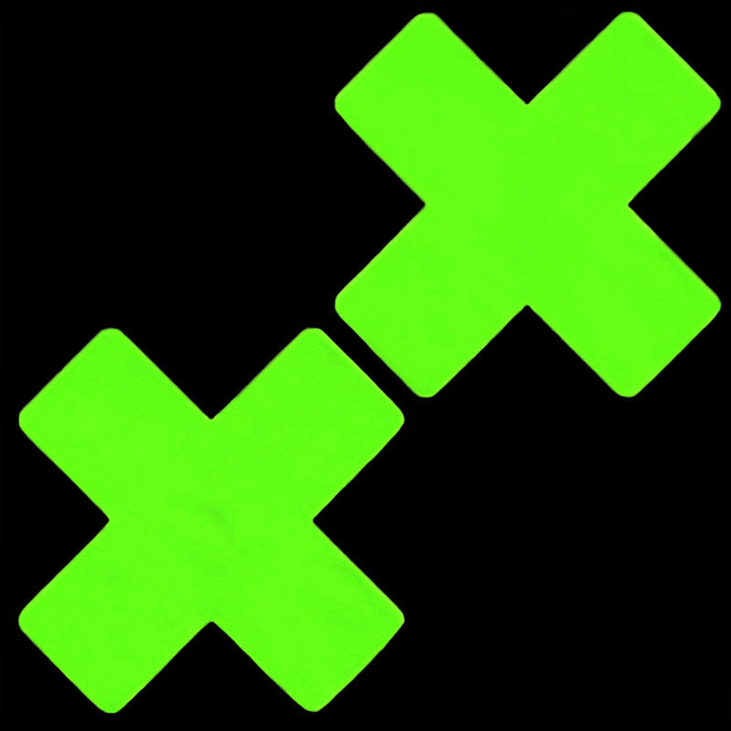 Glow In The Dark Cross Pasties