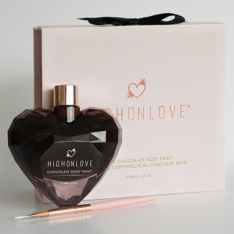 High On Love CBD Dark Chocolate Body Paint 3.4 Oz.