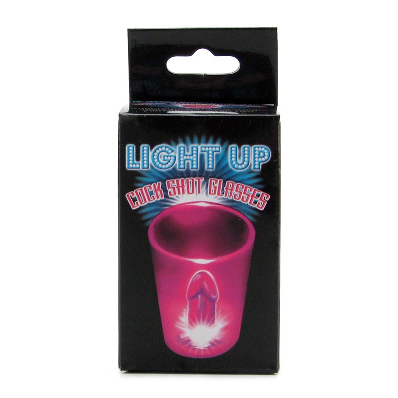 Light Up Cock Shot Glasses Single