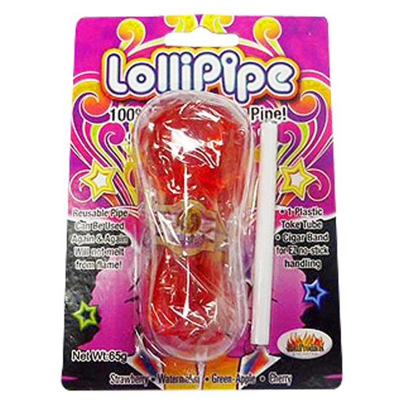 Watermelon Lollipipe Edible Candy Pipe