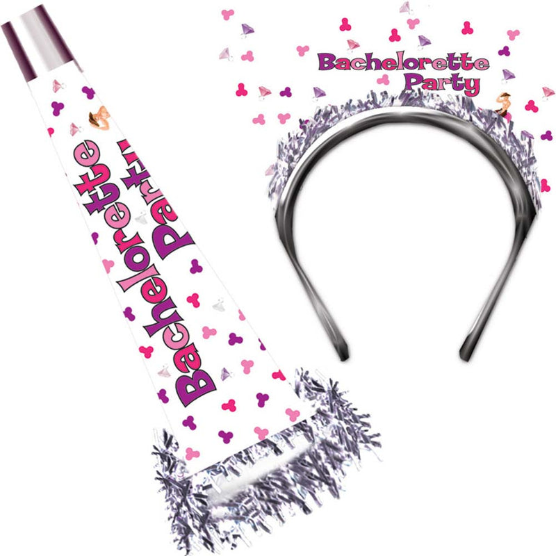 Bachelorette Party Tiaras And Tooters 8 Pack