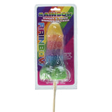 Sweet & Sour Jumbow Rainbow Gummy Cock Pop