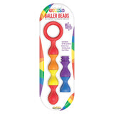 Rainbow Baller Beads With Ring Handle