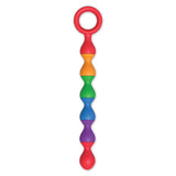 Rainbow Baller Beads With Ring Handle
