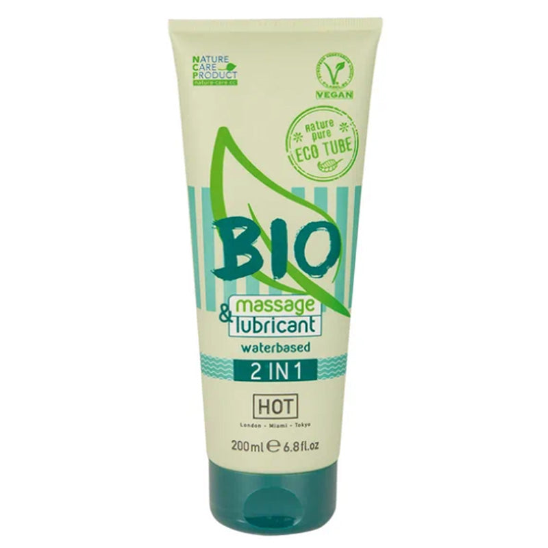 HOT BIO Massage & Lubricant Waterbased 2 in 1