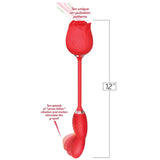 Wild Rose & Come Hither Rechargable Silicone Suction Vibe
