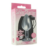 The 9s The Silver Starter Bejeweled Stainless Steel Plug