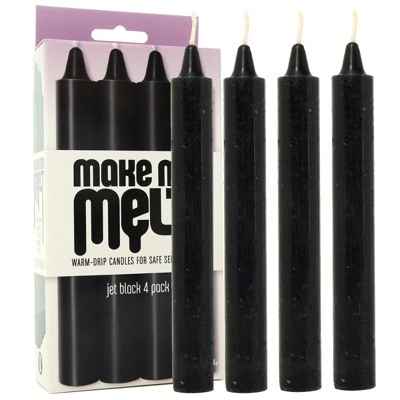 The 9s Make Me Melt Sensual Warm Drip Candles 4 Pack