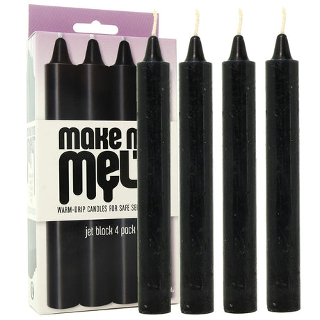 The 9s Make Me Melt Sensual Warm Drip Candles 4 Pack