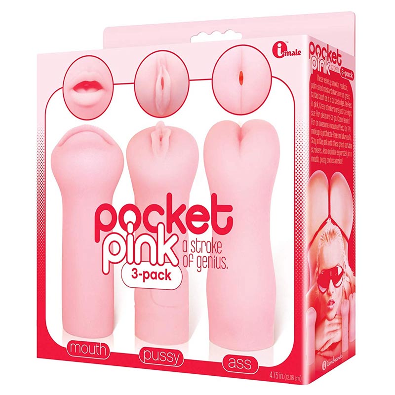 The 9s Pocket Pink Mini Masturbator