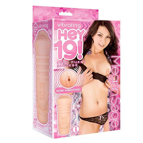 Hey 19 Vibrating Teen Pussy Stroker