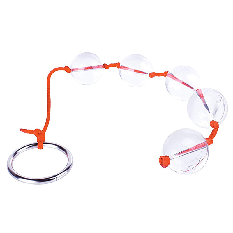 The 9s Orange Is The New Black Bead It Glass Anal Beads