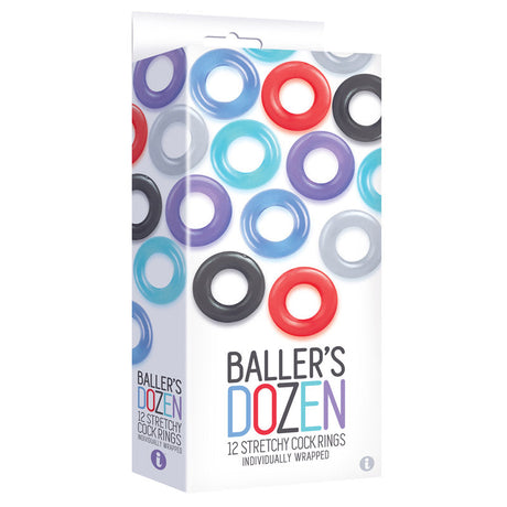 The 9s Ballers Dozen 12 Piece Cockring Set