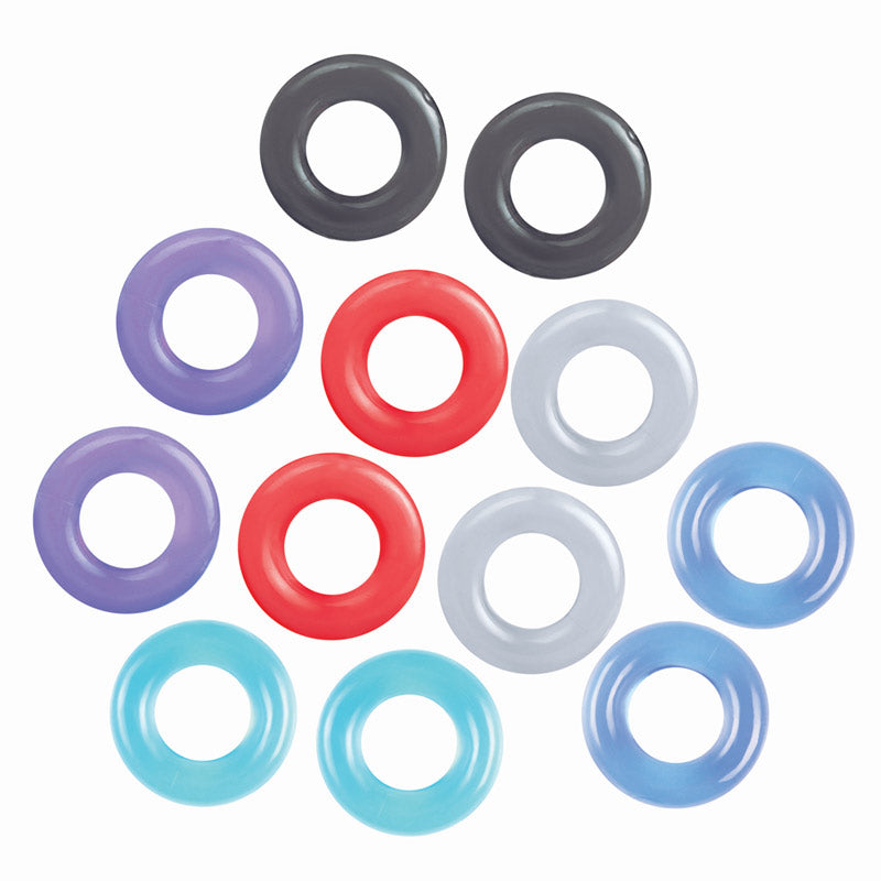 The 9s Ballers Dozen 12 Piece Cockring Set