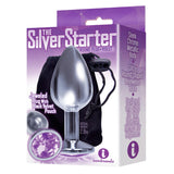 The 9s The Silver Starter Bejeweled Stainless Steel Plug