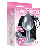 The 9s The Silver Starter Bejeweled Stainless Steel Plug