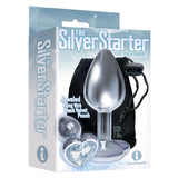 The 9s The Silver Starter Bejeweled Stainless Steel Plug