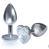The 9s The Silver Starter Bejeweled Stainless Steel Plug