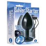 The 9s The Silver Starter Bejeweled Stainless Steel Plug