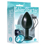 The 9s The Silver Starter Bejeweled Stainless Steel Plug