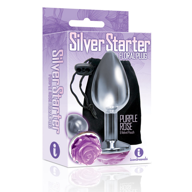 The 9s The Silver Starter Bejeweled Stainless Steel Plug