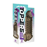 The 9s Toppers Open Ended Ribbed and Nubbed Penis Extender