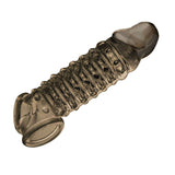 The 9s Toppers Open Ended Ribbed and Nubbed Penis Extender