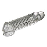 The 9s Toppers Open Ended Ribbed and Nubbed Penis Extender