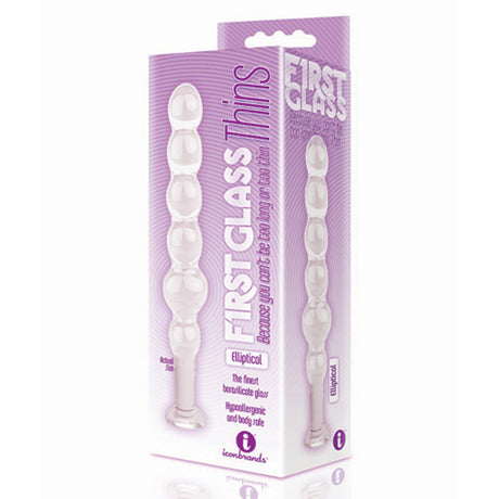 The 9s Glass Thins Elliptical Glass Plug