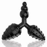 The 9s Triad 3 Way Butt Plug Textured