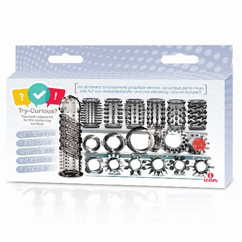 15 Piece Starter Kit Cockring And Cock Sleeves