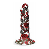 Iron Rose Twisted Silicone Dildo