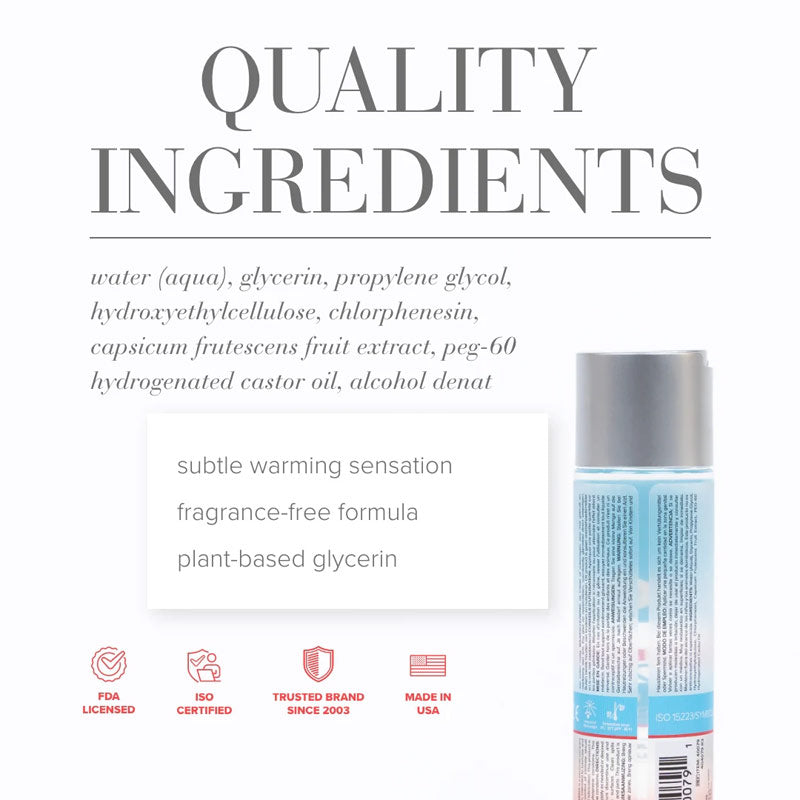 JO H2O Warming Lubricant