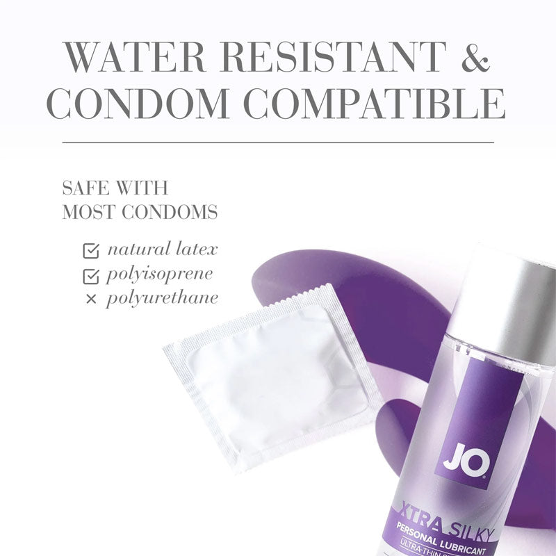 JO Xtra Silky Thin Silicone Original Lubricant