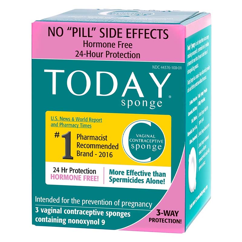 Today Vaginal Contraceptive Sponge 3 pack