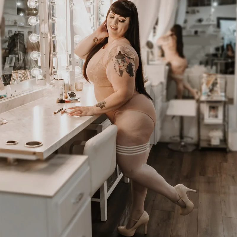 Kixies Ashley White Sheer Thigh Highs