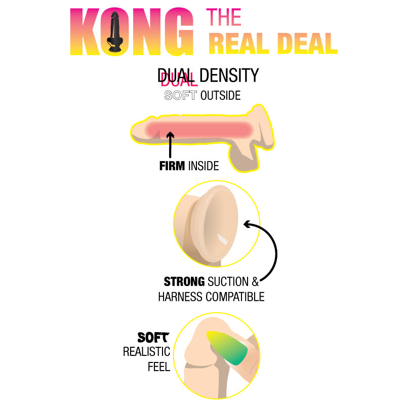 The Real Deal - Dual Density Suction Cup Dong