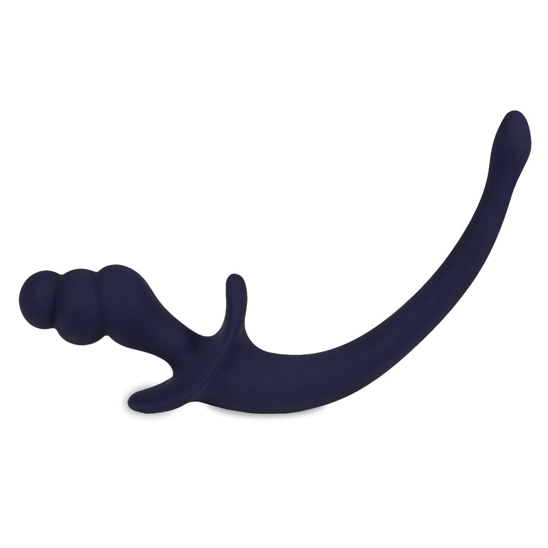 Pet Play Silicone Rippled Puppy Tail Plug