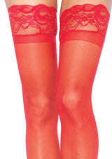 Leg Avenue - Stay Up 3 Inch Lace Top Lycra Sheer Thigh High