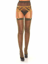 Leg Avenue - Shimmer Lurex Elastic Garter Belt
