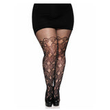 Leg Avenue - Floral Vine Net Pantyhose