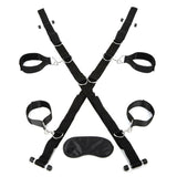 Lux Fetish Over The Door Cross Universal Cuffs