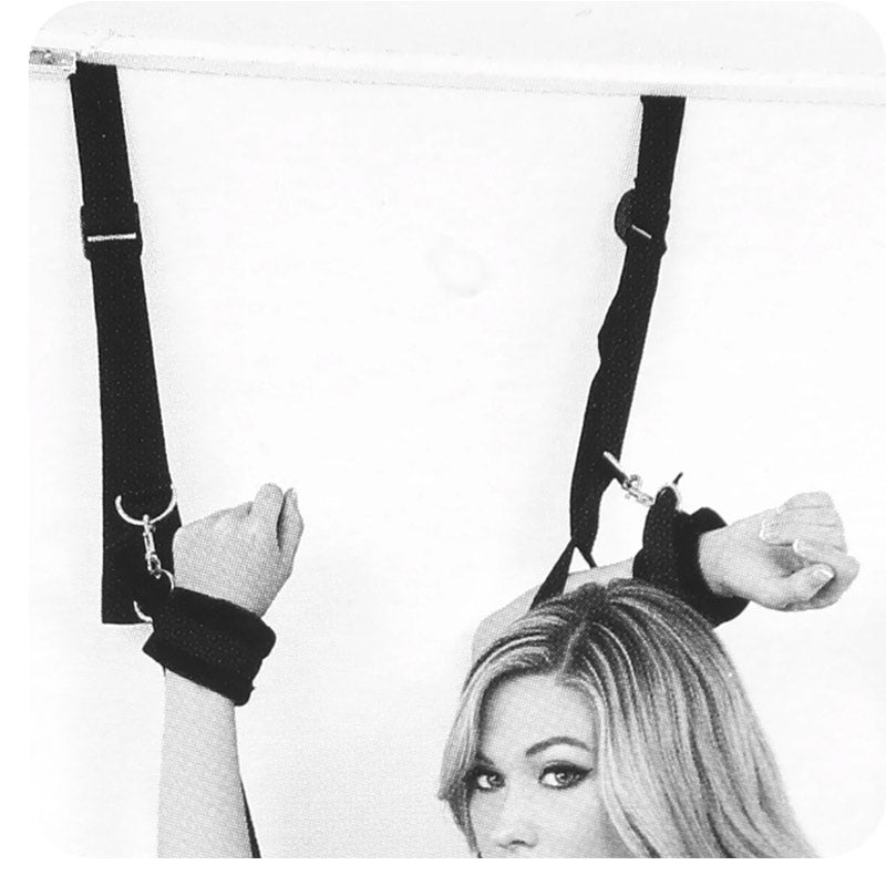 Lux Fetish Over The Door Cross Universal Cuffs