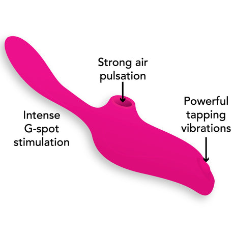 Chimera 3-in-1 Premium Suction And G-spot Stimulator