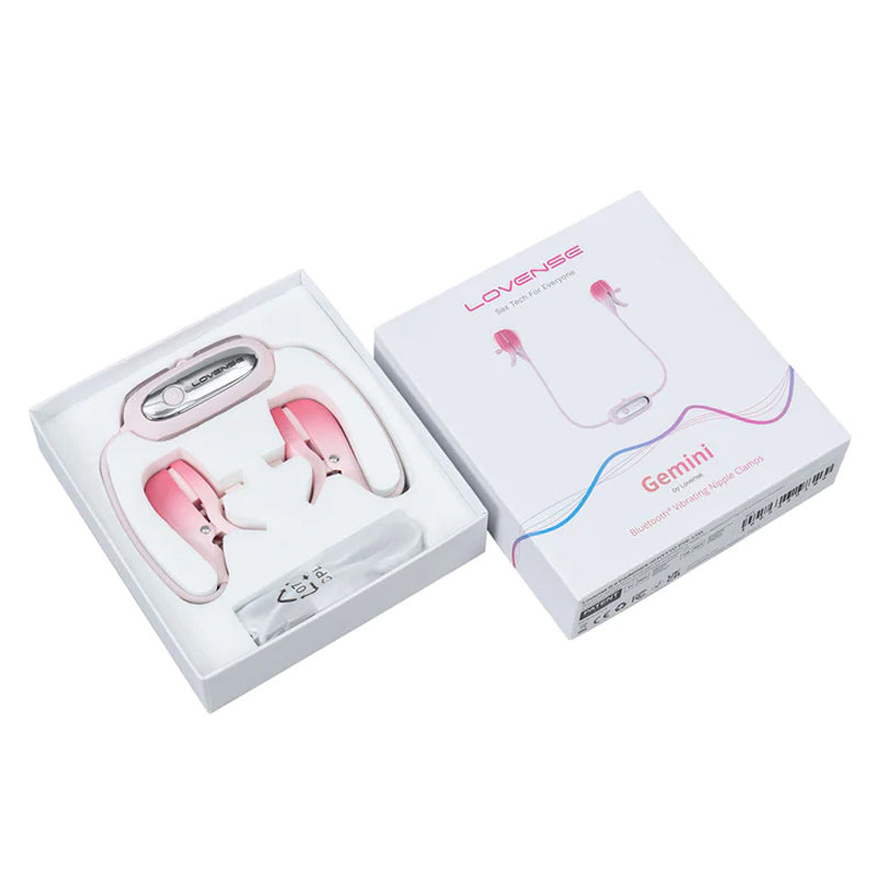Gemini Bluetooth Vibrating Nipple Clamps