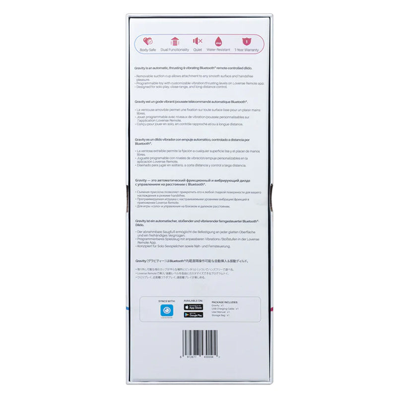 Gravity G Spot Thrusting Bluetooth Vibrator