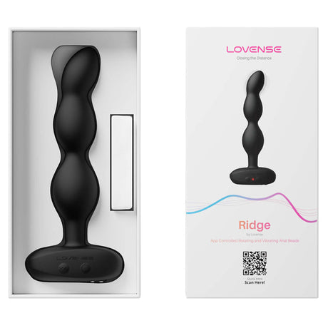 Ridge Bluetooth Rotating And Vibrating Anal Beads
