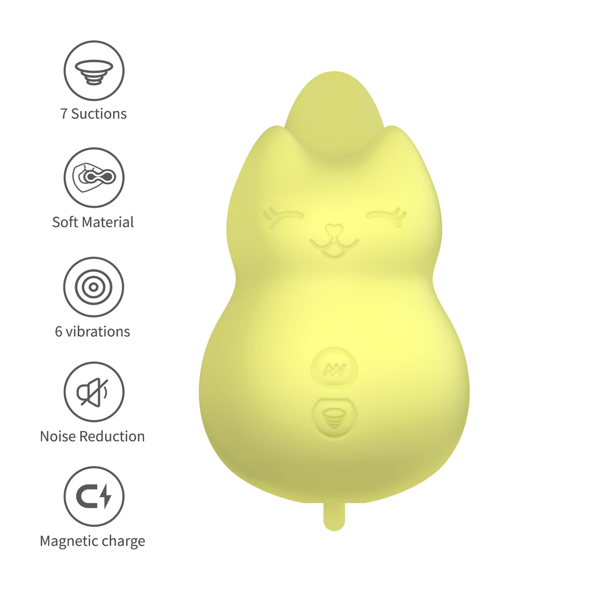 The Meow Cat Bullet Vibrator - Packed In Sealed Foil Bags