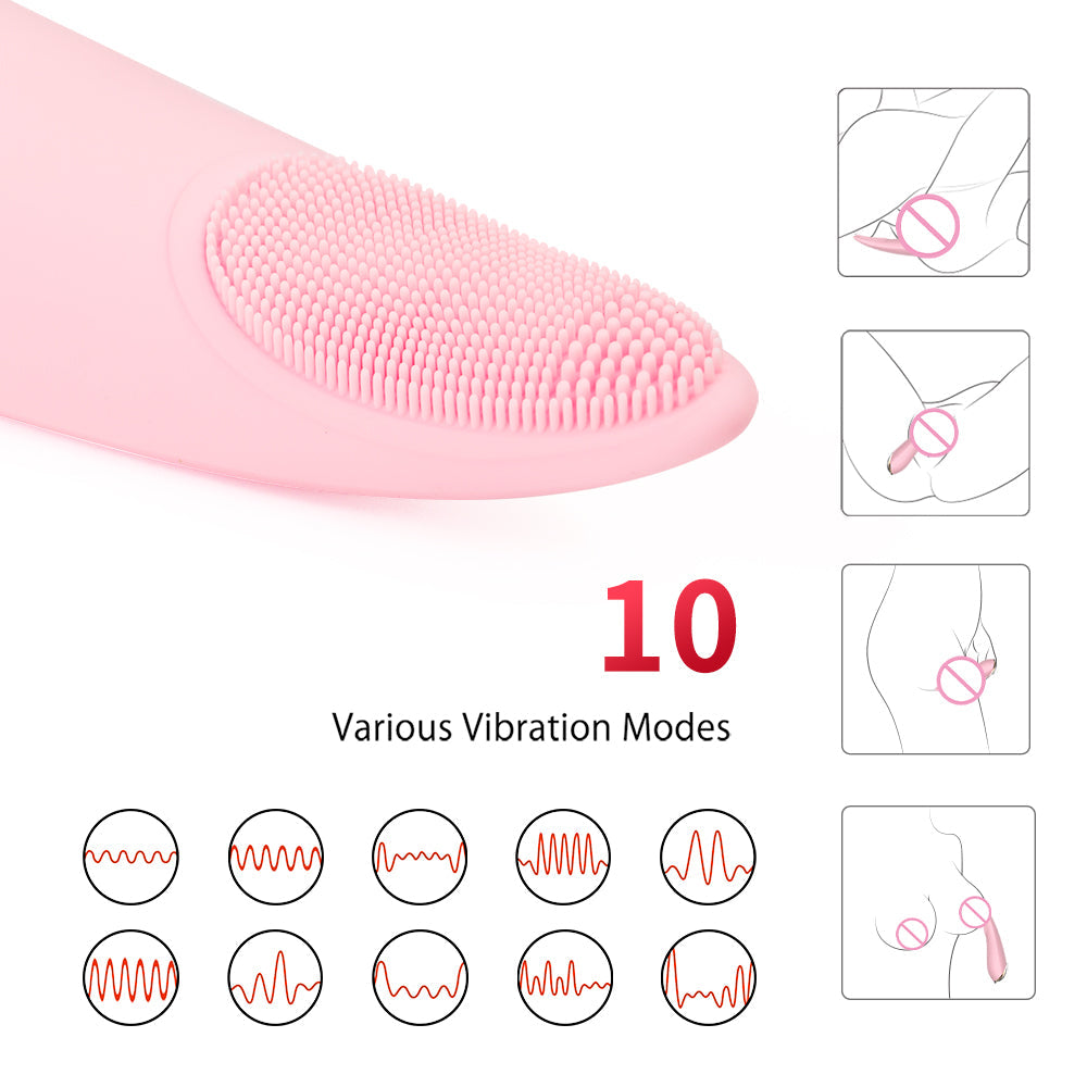 Textured Sensual Vibrator - Packed In Sealed Foil Bags